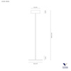 Lampa Wisząca MYSTERY Ø 22 cm (0073.32.NE.WN) - Vivida