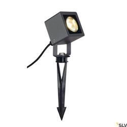 NAUTILUS, lampa wbijana w grunt outdoor, LED, 3000K, IP65, kwadratowa, antracytowa, 9W (231035) - SLV