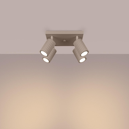 Plafon KARBON 4 taupe (SL.1769) - Sollux Lighting