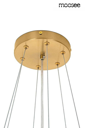 Lampa wiszącaw stylu glamour ROCH 80 złota (MSE1501100446) - Moosee