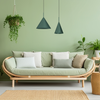 Lampa wisząca CAPITAL zielona Ø32cm (MLP0961) - Milagro