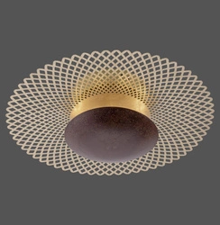 NEVIS LAMPA SUFITOWA RDZA/ZŁOTY (6551-48) - Paul Neuhaus