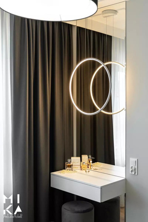 Lampa wisząca Ledowe Okręgi No.1 X 40cm 3k biała Dali (LA073/X_40_in_3k_white_Dali) - ALTAVOLA DESIGN