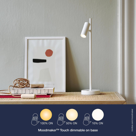 Lampa stołowa ze ściemniaczem OMARI Nordlux LED Metal Biały