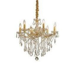 Złoty żyrandol FLORIAN SP6 (35635) Ideal Lux - 6 "świeczek"