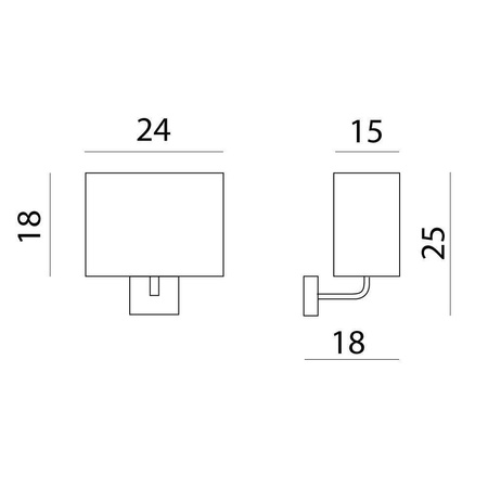 Kinkiet Calipso Kol. Biały  (66135) - Ramko