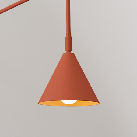 Kinkiet NOX ochra czerwona (SL.1701) - Sollux Lighting