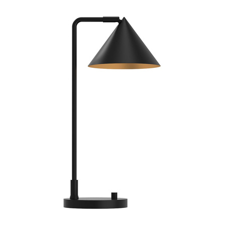 Lampa stołowa Remyck - 1 źródło światła - Matowa czerń (ALM-REMYCK-TL-BK) - Elstead Lighting