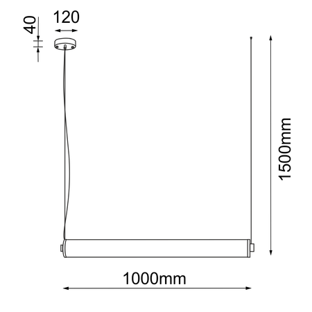 MEREZI 4 - lampa wisząca pozioma - mosiądz patyna mat - 3000K (5219) - ANTIGO