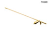 Minimalistyczny złoty kinkiet ESPADA złota (MSE1501100573) - Moosee
