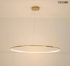 Lampa wisząca RING SLIM 100 złota (MSE1501100158) - Moosee