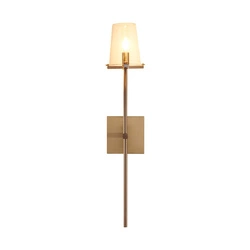 Lampa ścienna CLASSICO złota szklany klosz 62 cm (ST-DL8502 gold) - Step into Design