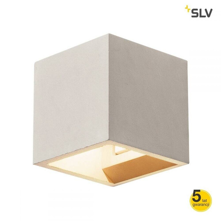 SOLID CUBE ścienna, QT14, szara max. 25W