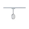 URail System Spot Discus 1x5W ściemniany Chrom 230V Metal/Tworzywo sztuczne (PL96891) - PAULMANN