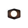 WALL LIGHT WITH OPAL GLASS 1xG9 MAX 7W BLACK MAT (20348-S Zambelis) - Zambelis