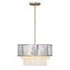 Lampa wisząca/ Półplafon Reverie - 4 źródła światła (QN-REVERIE-4P-CPG) - Quintiesse
