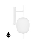 EPLI MINI W biała lampa ścienna / kinkiet z podwyższoną szczelnością IP44 (EMK110S0) - Ummo