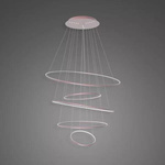 Lampa wisząca Ledowe Okręgi No.5 120cm 3k Różowe Złoto Dali (LA085/P_120_in_3k_rose_gold_Dali) - ALTAVOLA DESIGN