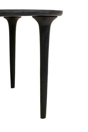 MaMaison stół jadalniany LAMINAR 200      czarny / drewno (MM001501100338) - MaMaison