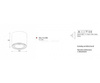 Plafon TITO kol. SREBRNY MAT ( T113B1101) Cleoni