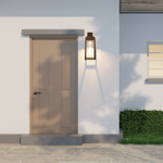 OUTDOOR SCONCE LIGHT E27 MAX 15W ALUMINIUM BROWN (E343 Zambelis) - Zambelis