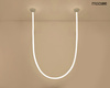 MOOSEE lampa wisząca LASSO 500 Smart      srebrna (MSE15011004431) - Moosee