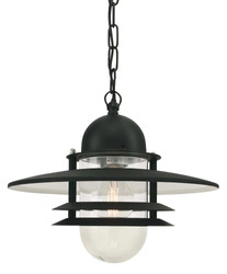 Lampa wisząca zewnętrzna OSLO 240A BLACK E27 LED 9W Norlys