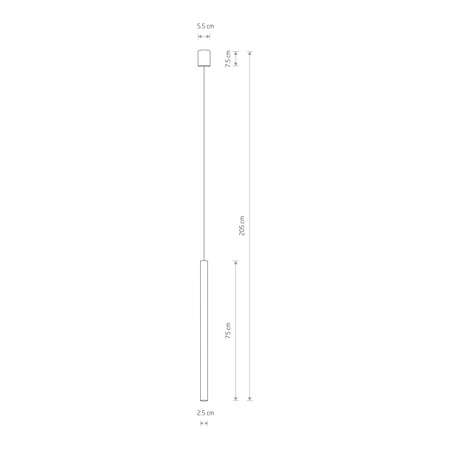 Lampa wisząca LASER 75 cm (8433) - Nowodvorski