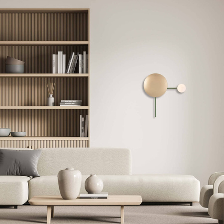 WALL LIGHT 1XG9LED SANDY OLIVE GREEN (22201 Zambelis) - Zambelis