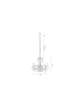 Żyrandol DIADEMA (2561) - Argon