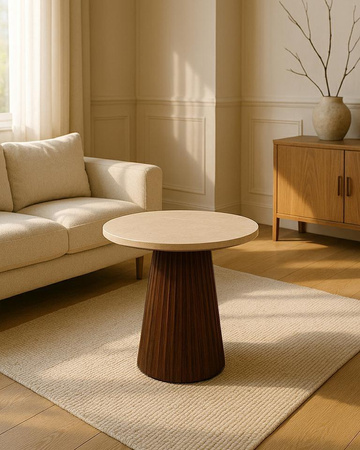 MaMaison stolik ARGENTINA marmur /        drewno (MM001501100337) - MaMaison