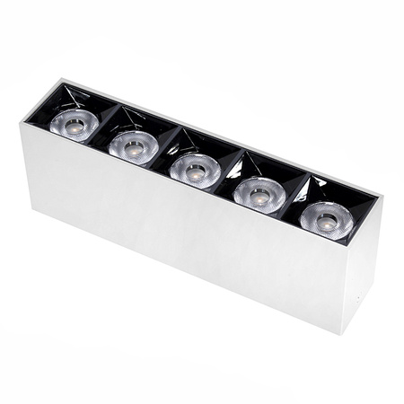 Lampa liniowa natynkowa 15w 4000K biało-czarna JDL-3T - DomenoLED