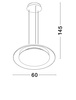 Lampa wisząca wewnętrzna CAPINOTA (LE44798) - Luces Exclusivas