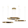 Lampa wisząca CIRCLE 40+60+60 LED złoty połysk na 1 podsufitce (DN924-40+60+60 gold) - Step into Design