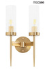 MOOSEE lampa ścienna TORCH TWIN złota (MSE010400199) - Moosee