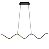 Lampa wisząca ZIGZAG LED czarna 90 cm (ST-MD240602 BLACK) - Step into Design