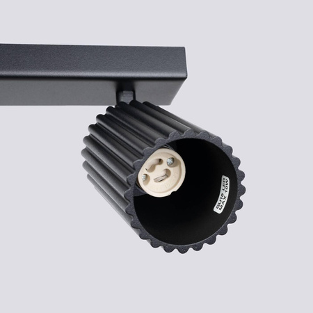 Plafon KARBON 6L czarny (SL.1585) - Sollux Lighting