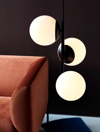 Lampa wisząca LILLY Nordlux E14 3X40W Metal Czarny