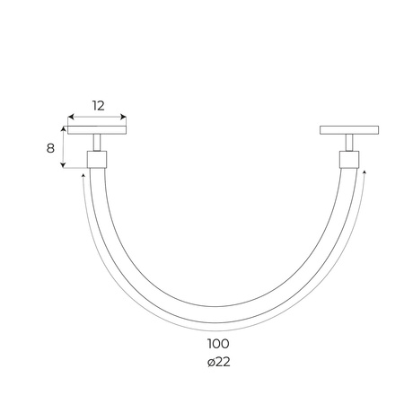 MAXLIGHT M0035N LAMPA MAGNETYCZNA BIAŁA SYSTEM ON/OFF 15W 1028LM 3000K
