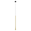 LED PENDANT LIGHT 7W 3000K ALUMINUM  GOLD CANOPY - BRASS LAMP (20143 Zambelis) - Zambelis