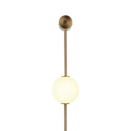 Kinkiet ze szklanymi kloszami BERRY LED złoty biały 103 cm (ST-DL-8541 WALL) - Step into Design