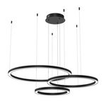 Lampa wisząca GALAXIA BLACK 85W LED (ML8789) - Milagro