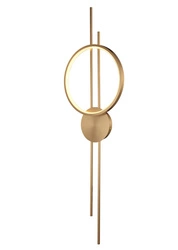 Designerska lampa ścienna ECLIPTICA LED złota 100 cm (ST-DL8532) - Step into Design