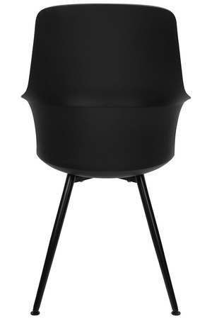 Krzesło BRAZO HIGH czarne  - polipropylen, metal (334-CPP3) - King Home