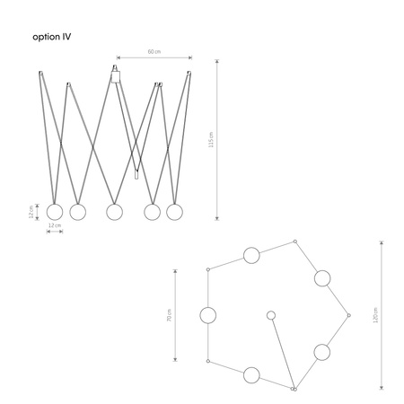 Lampa wisząca SLING V (10355) - Nowodvorski