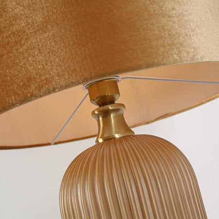 Lampa stołowa przy łóżku Tamiza duża 1xE27 złota  (LP-1515/1T big gold) - Light Prestige
