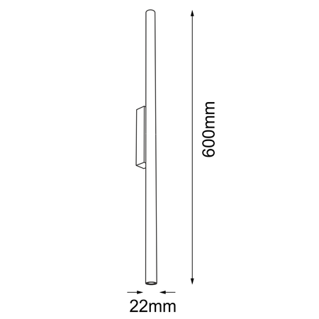 Kinkiet Kosame K - Złoty (600 mm)   (4050) - Shilo