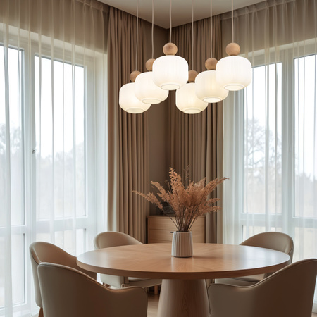 BALLO LAMPA WISZĄCA 6XE14 (11052) - TK Lighting