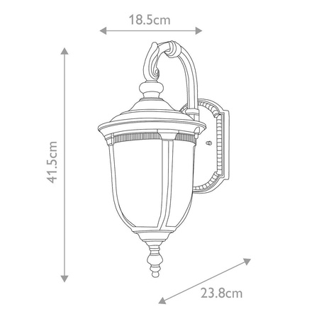 Kinkiet zewnętrzny Cleveland (CL2-S) - Elstead Lighting
