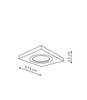 Podtynkowa Metis 1 czarna (LP-2780/1RS BK) - Light Prstige